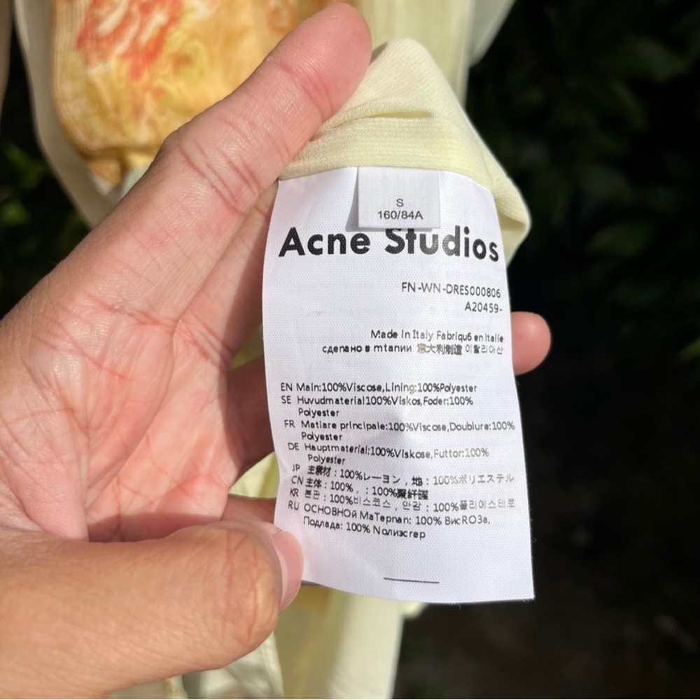 Acne Studios puff sleeve carpet dress - Picture 7 of 13